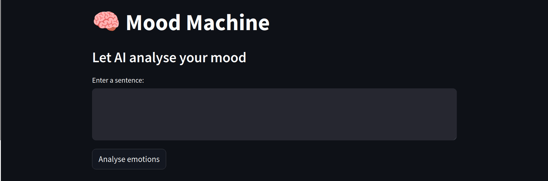 Mood Machine